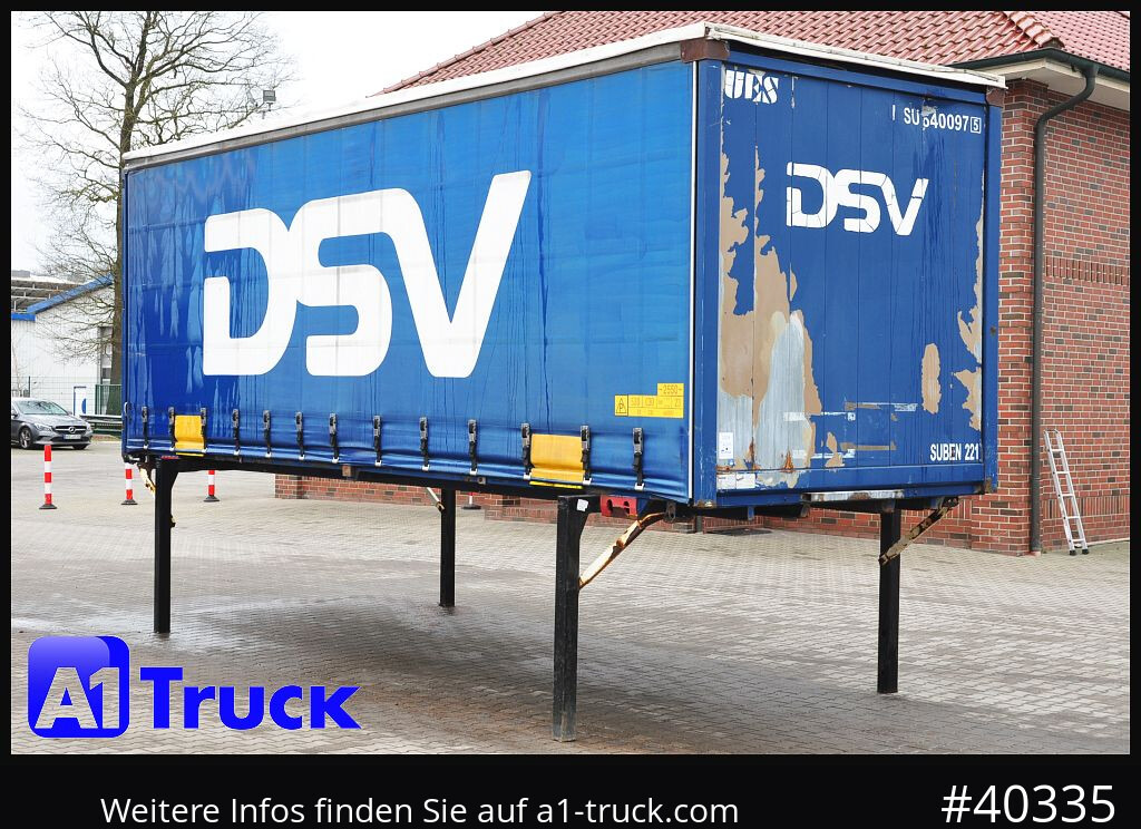 KRONE 7.45 BDF Wechselbrücke, Schiebeplane - Planenaufbau: das Bild 1 KRONE 7.45 BDF Wechselbrücke, Schiebeplane - Planenaufbau: das Bild 1