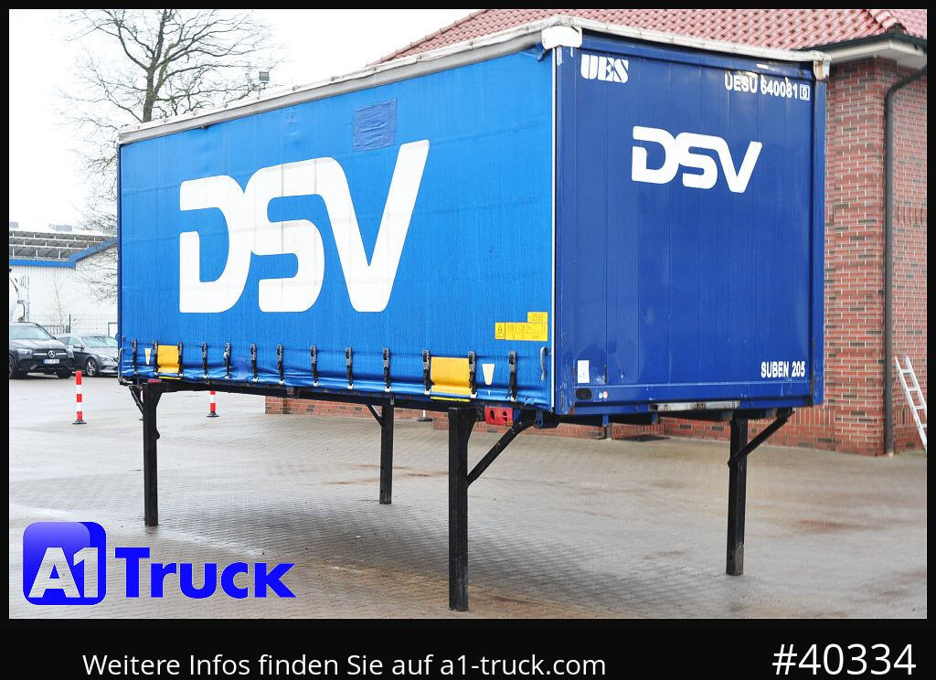 KRONE 7.45 BDF Wechselbrücke, Schiebeplane - Planenaufbau: das Bild 1 KRONE 7.45 BDF Wechselbrücke, Schiebeplane - Planenaufbau: das Bild 1