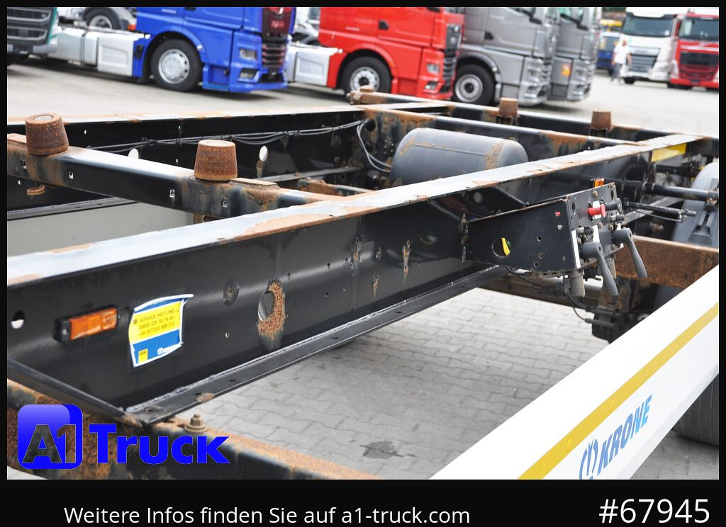 KRONE AZ 18, Standard BDF, 1 Vorbesitzer, BPW - Container/ Wechselfahrgestell Anhänger: das Bild 4 KRONE AZ 18, Standard BDF, 1 Vorbesitzer, BPW - Container/ Wechselfahrgestell Anhänger: das Bild 4