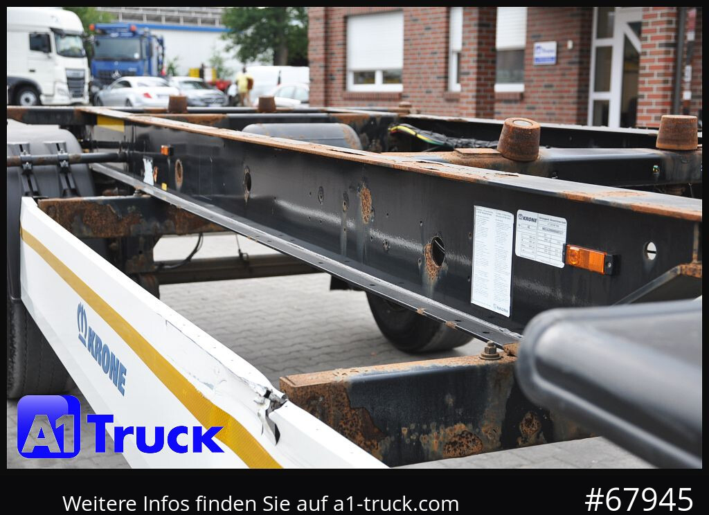 KRONE AZ 18, Standard BDF, 1 Vorbesitzer, BPW - Container/ Wechselfahrgestell Anhänger: das Bild 3 KRONE AZ 18, Standard BDF, 1 Vorbesitzer, BPW - Container/ Wechselfahrgestell Anhänger: das Bild 3