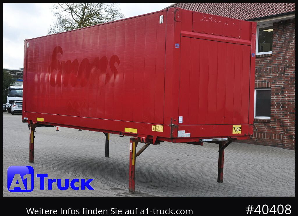 KRONE BDF 7,82 Wechselbrücke, 2680mm Innenhöhe. - Kofferaufbau: das Bild 1 KRONE BDF 7,82 Wechselbrücke, 2680mm Innenhöhe. - Kofferaufbau: das Bild 1