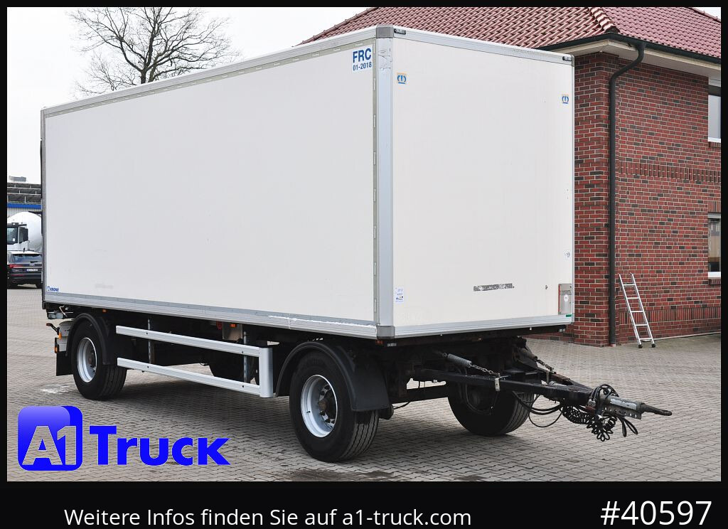 KRONE Koffer ISO, stark isoliert ehemaliger Kühlkoffer, Aluboden - Koffer Anhänger: das Bild 1 KRONE Koffer ISO, stark isoliert ehemaliger Kühlkoffer, Aluboden - Koffer Anhänger: das Bild 1