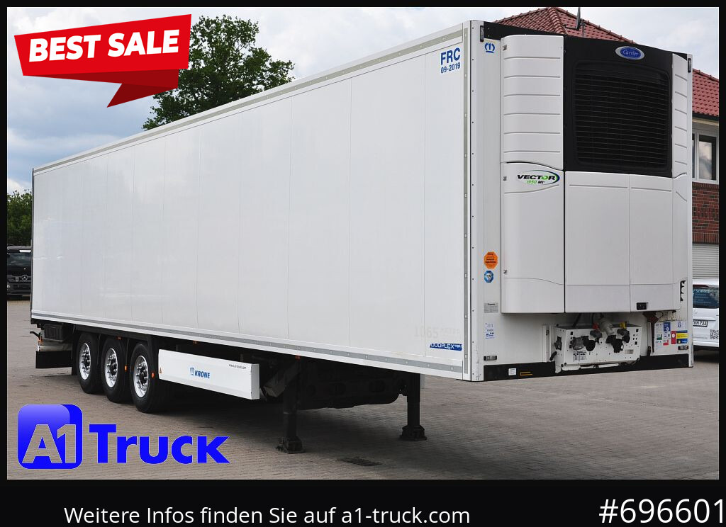 Kühlkoffer Auflieger KRONE SD Kühlkoffer, Carrier 1950 MT, Multitemp, 5166 Std: das Bild 1