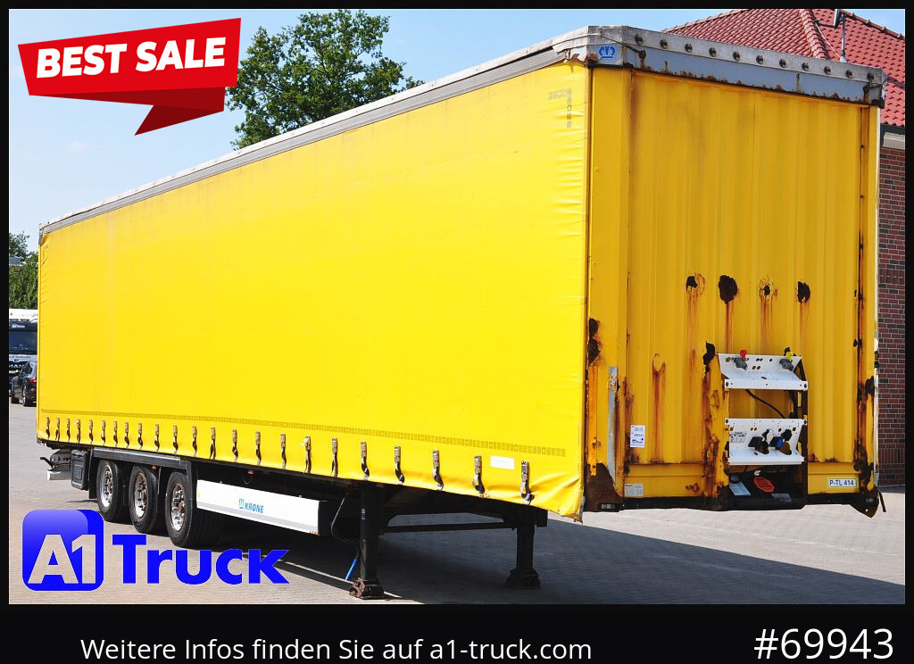 KRONE SD, Mega, Code XL, VDI 2700, DC 9.5 - Planenauflieger: das Bild 1 KRONE SD, Mega, Code XL, VDI 2700, DC 9.5 - Planenauflieger: das Bild 1