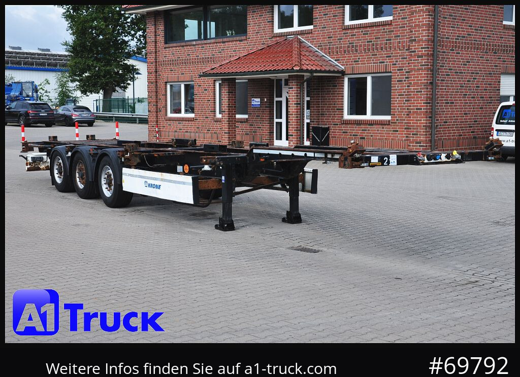 KRONE SDC, Containerchassis, 2x20/30/40 - Container/ Wechselfahrgestell Auflieger: das Bild 1 KRONE SDC, Containerchassis, 2x20/30/40 - Container/ Wechselfahrgestell Auflieger: das Bild 1