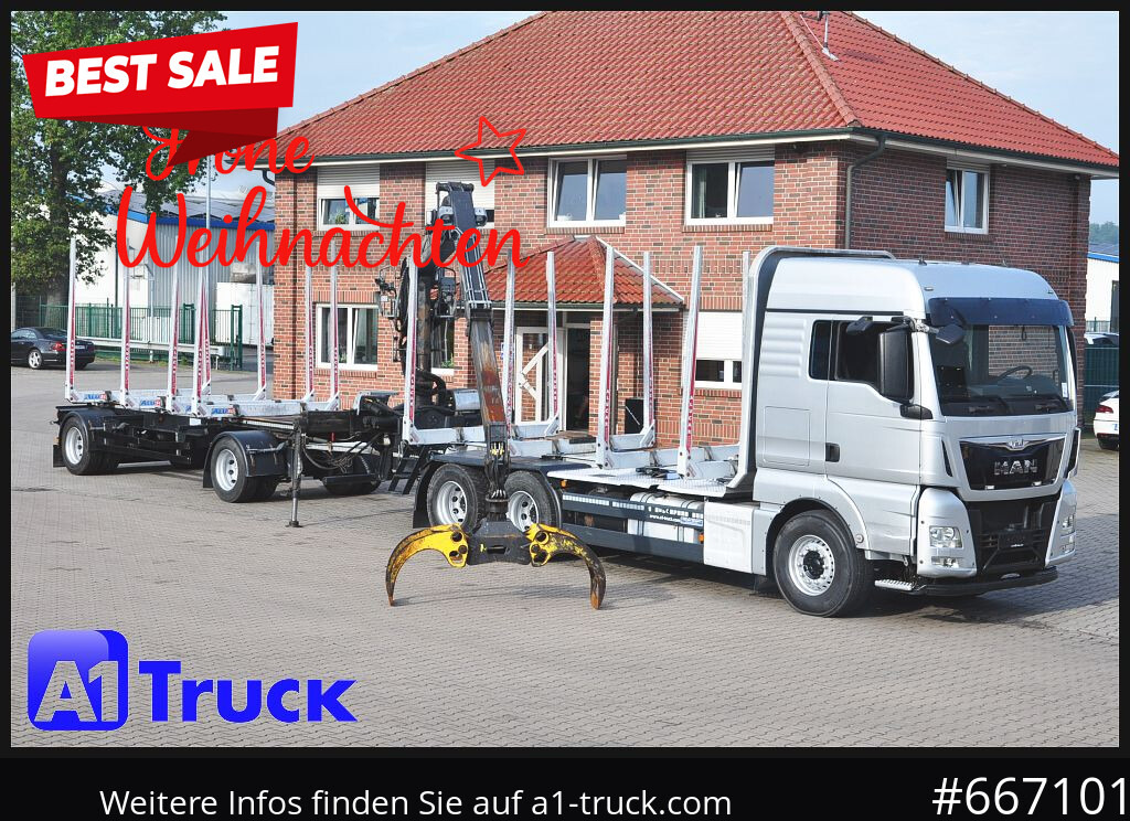 MAN TGX 26.480, Holz Kesla 2109, 6x4, - LKW, Autokran: das Bild 1 MAN TGX 26.480, Holz Kesla 2109, 6x4, - LKW, Autokran: das Bild 1