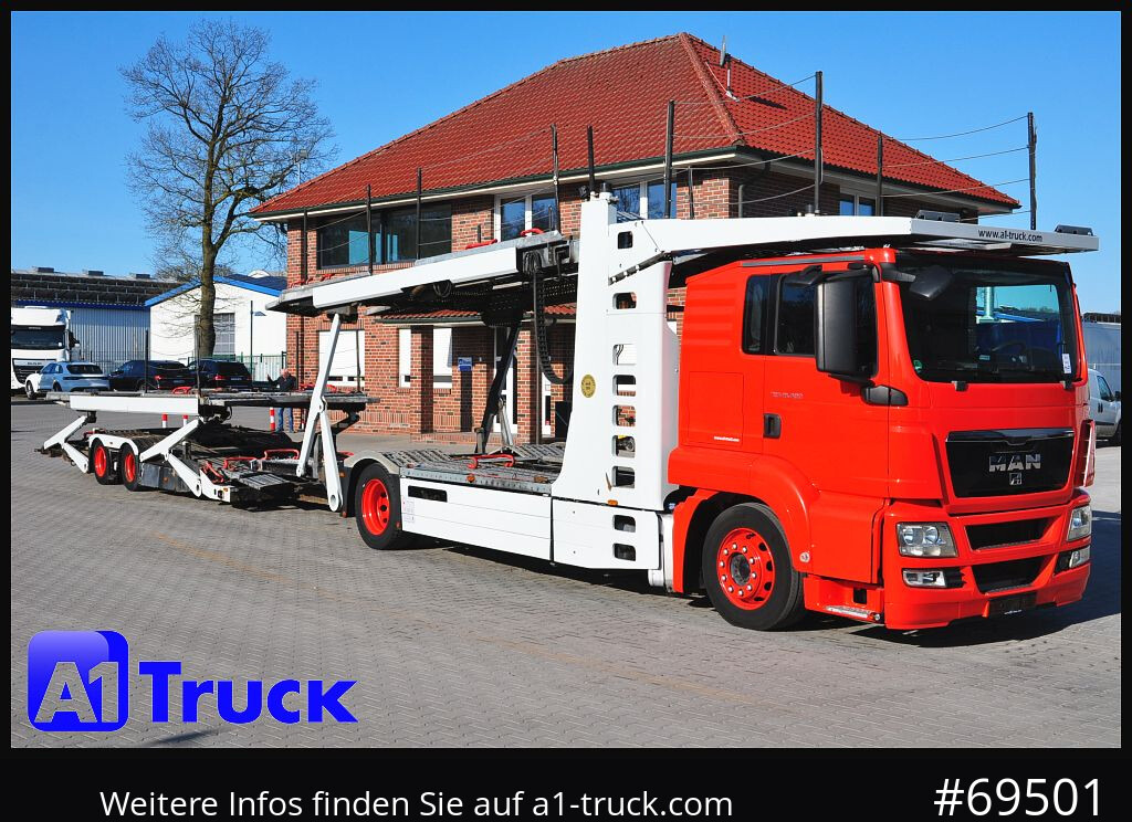 MAN 18.400 TGX, Autotransporter Kässbohrer, - Autotransporter LKW: das Bild 1 MAN 18.400 TGX, Autotransporter Kässbohrer, - Autotransporter LKW: das Bild 1