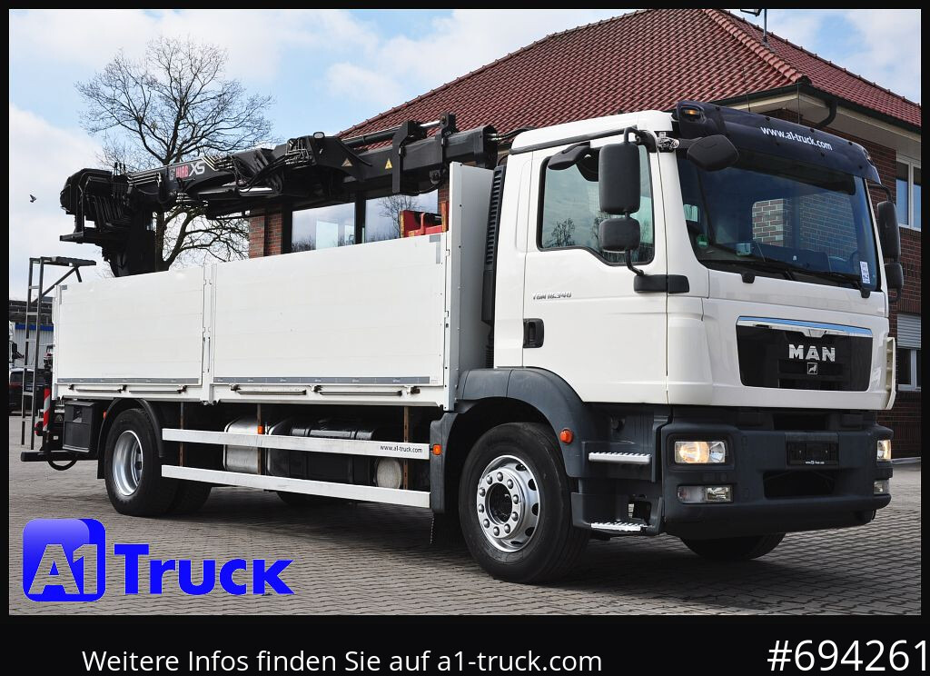 MAN TGM 18.340 4X2 BL Hiab 133K - Pritsche LKW: das Bild 1 MAN TGM 18.340 4X2 BL Hiab 133K - Pritsche LKW: das Bild 1