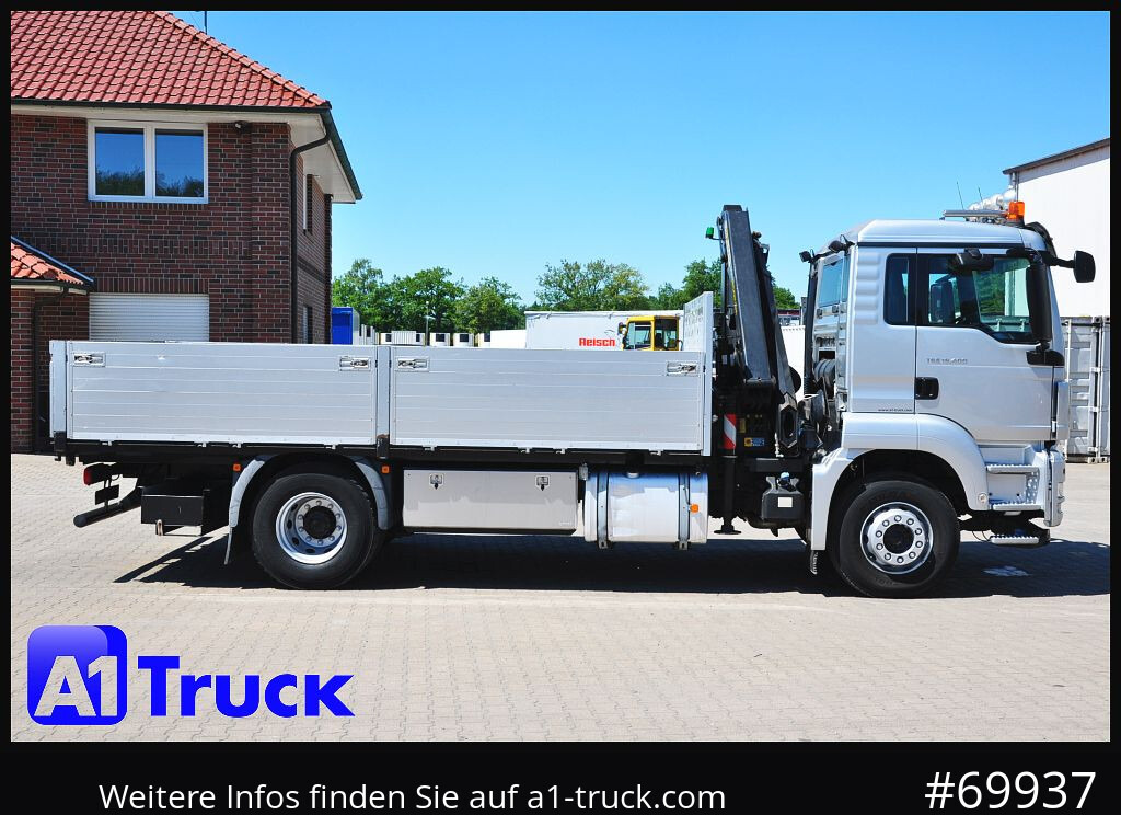 Autokran, Pritsche LKW MAN TGS 18,400 LL, PK12.502  Funk,: das Bild 8