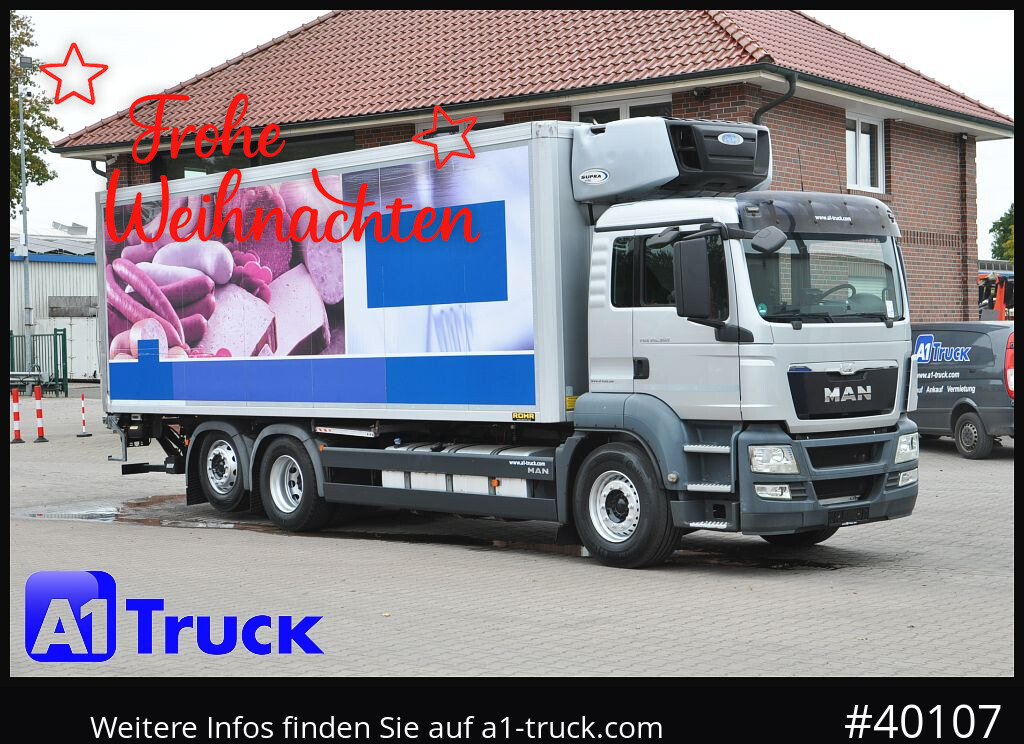 MAN TGS 26.360, Carrier 1150 Rolltor+ LBW, Lift - Kühlkoffer LKW: das Bild 1 MAN TGS 26.360, Carrier 1150 Rolltor+ LBW, Lift - Kühlkoffer LKW: das Bild 1