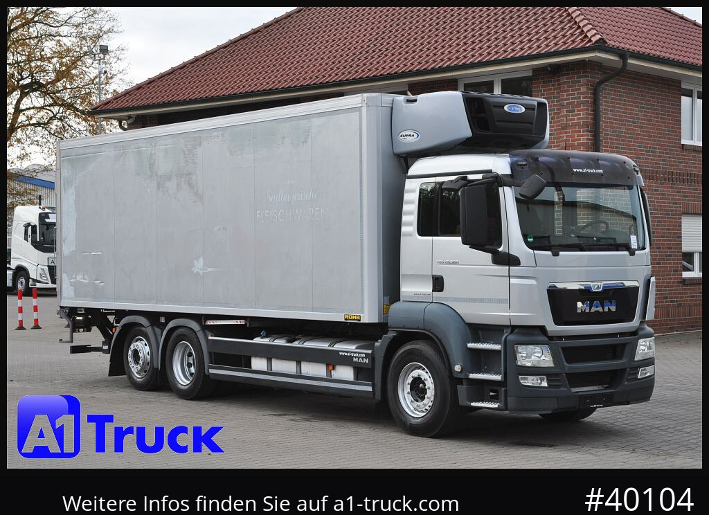 MAN TGS 26.360, Carrier 1150 Rolltor+ LBW, Liftachse, - Kühlkoffer LKW: das Bild 1 MAN TGS 26.360, Carrier 1150 Rolltor+ LBW, Liftachse, - Kühlkoffer LKW: das Bild 1