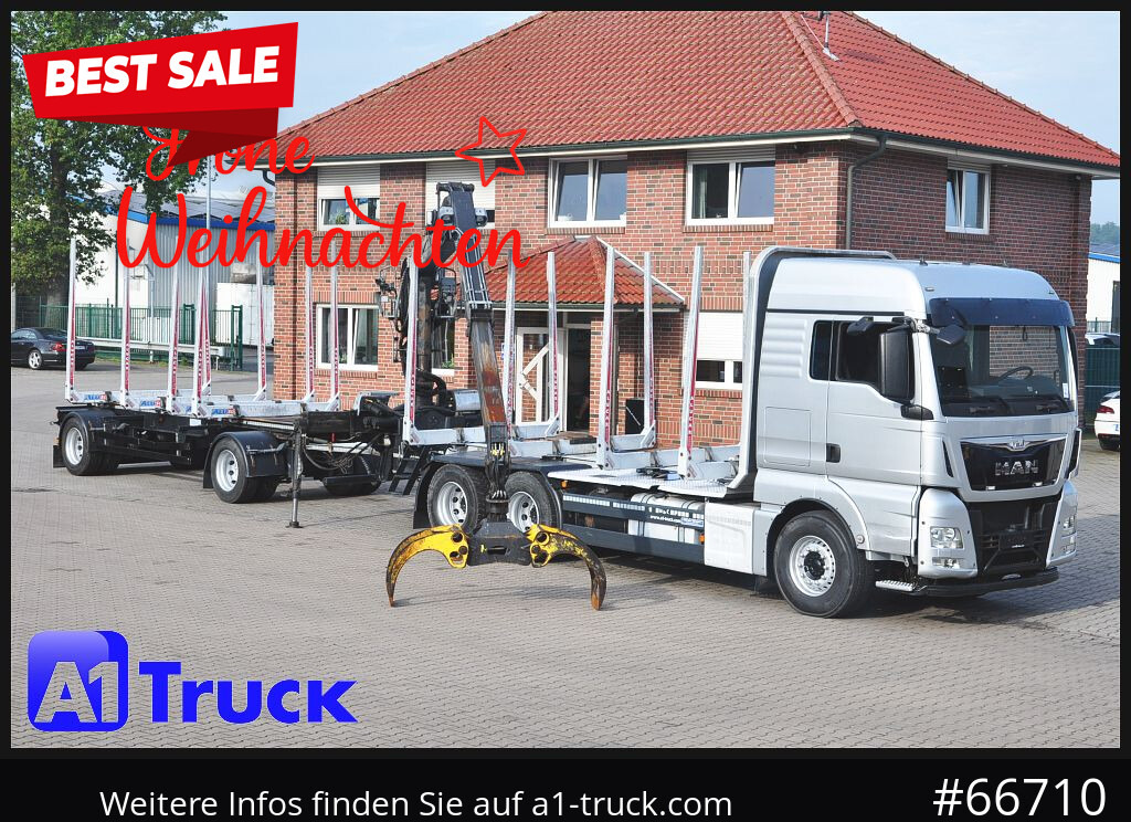 MAN TGX 26.480, Holz Kesla 2109, 6x4, - Holztransporter, Autokran: das Bild 1 MAN TGX 26.480, Holz Kesla 2109, 6x4, - Holztransporter, Autokran: das Bild 1