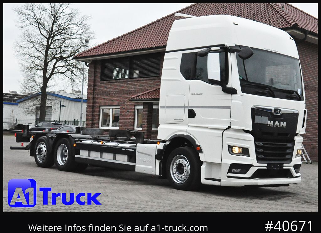 MAN TGX, 26,510, Multiwechsleer 2x AHK, Intarder, - Containerwagen/ Wechselfahrgestell LKW: das Bild 1 MAN TGX, 26,510, Multiwechsleer 2x AHK, Intarder, - Containerwagen/ Wechselfahrgestell LKW: das Bild 1