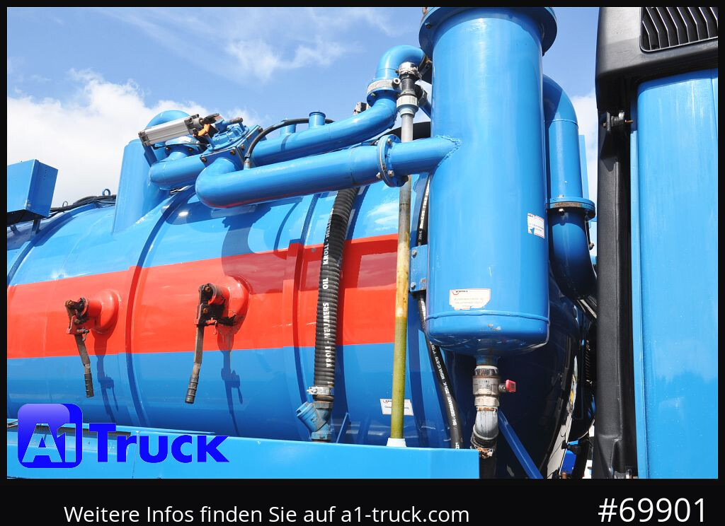 MERCEDES-BENZ 2541 Actros Saug-Spülwagen Hellmers, 15,5m³, - Saug-/ Spülfahrzeug: das Bild 2 MERCEDES-BENZ 2541 Actros Saug-Spülwagen Hellmers, 15,5m³, - Saug-/ Spülfahrzeug: das Bild 2