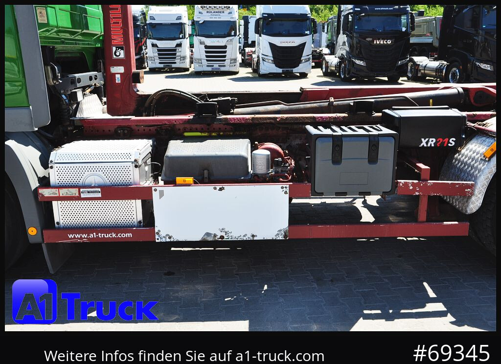 MERCEDES-BENZ Actros 2544 MP, HIAB XR 21S, Retarder - Abrollkipper: das Bild 2 MERCEDES-BENZ Actros 2544 MP, HIAB XR 21S, Retarder - Abrollkipper: das Bild 2