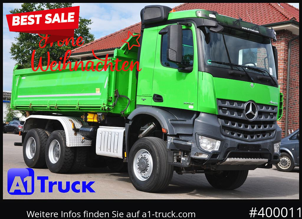 MERCEDES-BENZ Arcos 3342 BB, 6X6 Meiller Bordmatik - Kipper: das Bild 1 MERCEDES-BENZ Arcos 3342 BB, 6X6 Meiller Bordmatik - Kipper: das Bild 1