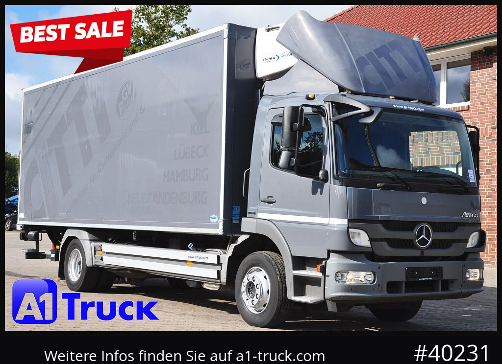 MERCEDES-BENZ Atego 1222, Kühlkoffer, Carrier Supra 850 Mt, LBW - Kühlkoffer LKW: das Bild 1 MERCEDES-BENZ Atego 1222, Kühlkoffer, Carrier Supra 850 Mt, LBW - Kühlkoffer LKW: das Bild 1