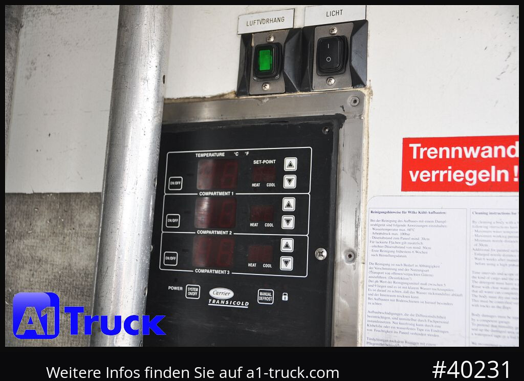 MERCEDES-BENZ Atego 1222, Kühlkoffer, Carrier Supra 850 Mt, LBW - Kühlkoffer LKW: das Bild 2 MERCEDES-BENZ Atego 1222, Kühlkoffer, Carrier Supra 850 Mt, LBW - Kühlkoffer LKW: das Bild 2