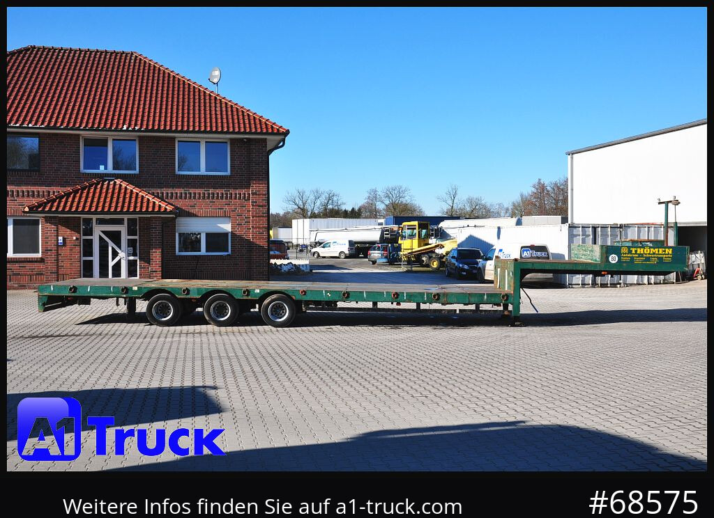 Tieflader Auflieger Für die Beförderung von schwere Technik NOOTEBOOM ES-GE 3 Achs Tele, SAF: das Bild 8