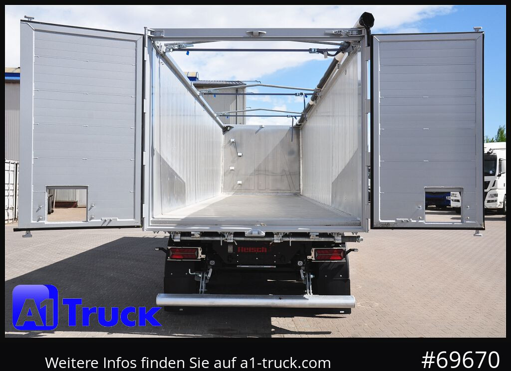 REISCH RHKS, Alu-Kippmulde 52m³, Kombitüren, Alufelgen, Liftachse, - Kipper Auflieger: das Bild 2 REISCH RHKS, Alu-Kippmulde 52m³, Kombitüren, Alufelgen, Liftachse, - Kipper Auflieger: das Bild 2