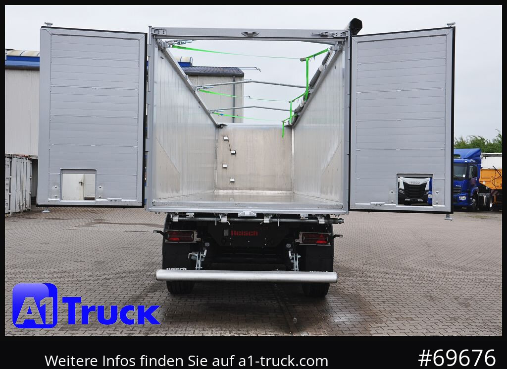 REISCH RHKS, Alu-Kippmulde 57m³, Kombitüren, Alufelgen, Liftachse, - Kipper Auflieger: das Bild 4 REISCH RHKS, Alu-Kippmulde 57m³, Kombitüren, Alufelgen, Liftachse, - Kipper Auflieger: das Bild 4