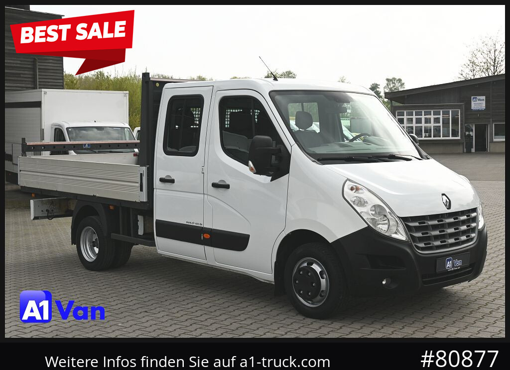 RENAULT Master Pritsche Doka, AHK 3,5Tonnen , Klima, Luftfederung - Pritsche Transporter, Transporter mit Doppelkabine: das Bild 1 RENAULT Master Pritsche Doka, AHK 3,5Tonnen , Klima, Luftfederung - Pritsche Transporter, Transporter mit Doppelkabine: das Bild 1
