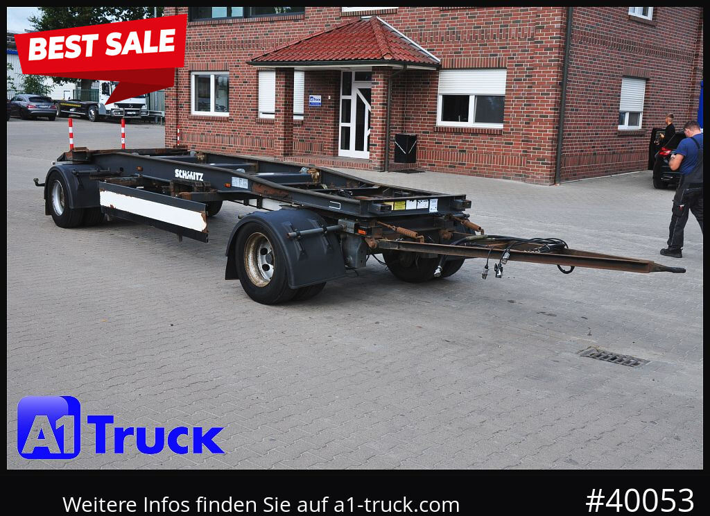 SCHMITZ ACF 20, Schlitten, zwillingsbereift, bis 7700mm Container - Abrollanhänger/ Absetzanhänger: das Bild 1 SCHMITZ ACF 20, Schlitten, zwillingsbereift, bis 7700mm Container - Abrollanhänger/ Absetzanhänger: das Bild 1