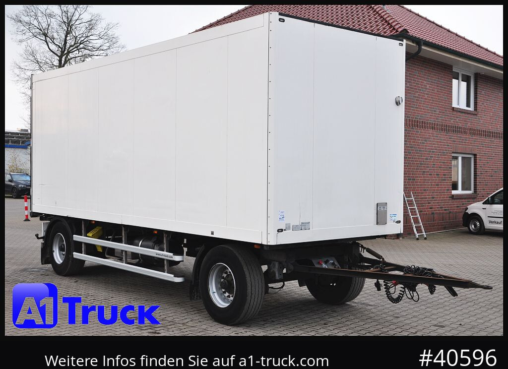 SCHMITZ Achwege & Tönjes, Rohrbahn, Fleisch, TÜR fehlt - Kühlkoffer Anhänger: das Bild 1 SCHMITZ Achwege & Tönjes, Rohrbahn, Fleisch, TÜR fehlt - Kühlkoffer Anhänger: das Bild 1