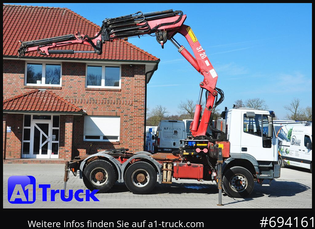Sattelzugmaschine IVECO-MAGIRUS 420 6x4, HMF3722 Jib Funk Seilwinde,: das Bild 8