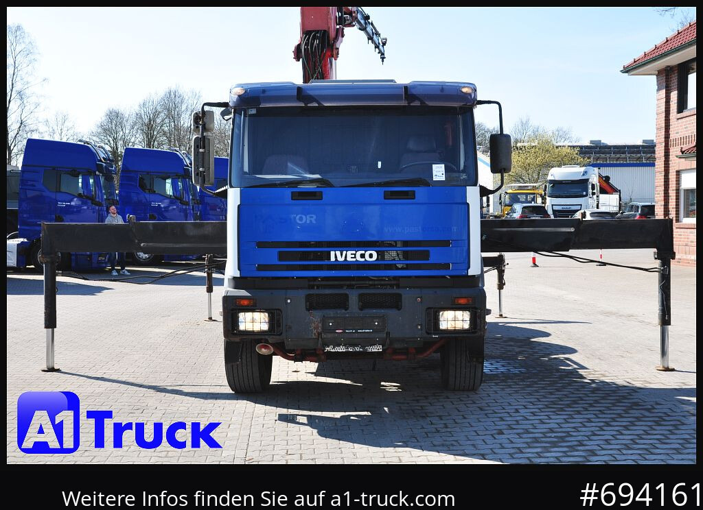 Sattelzugmaschine IVECO-MAGIRUS 420 6x4, HMF3722 Jib Funk Seilwinde,: das Bild 13