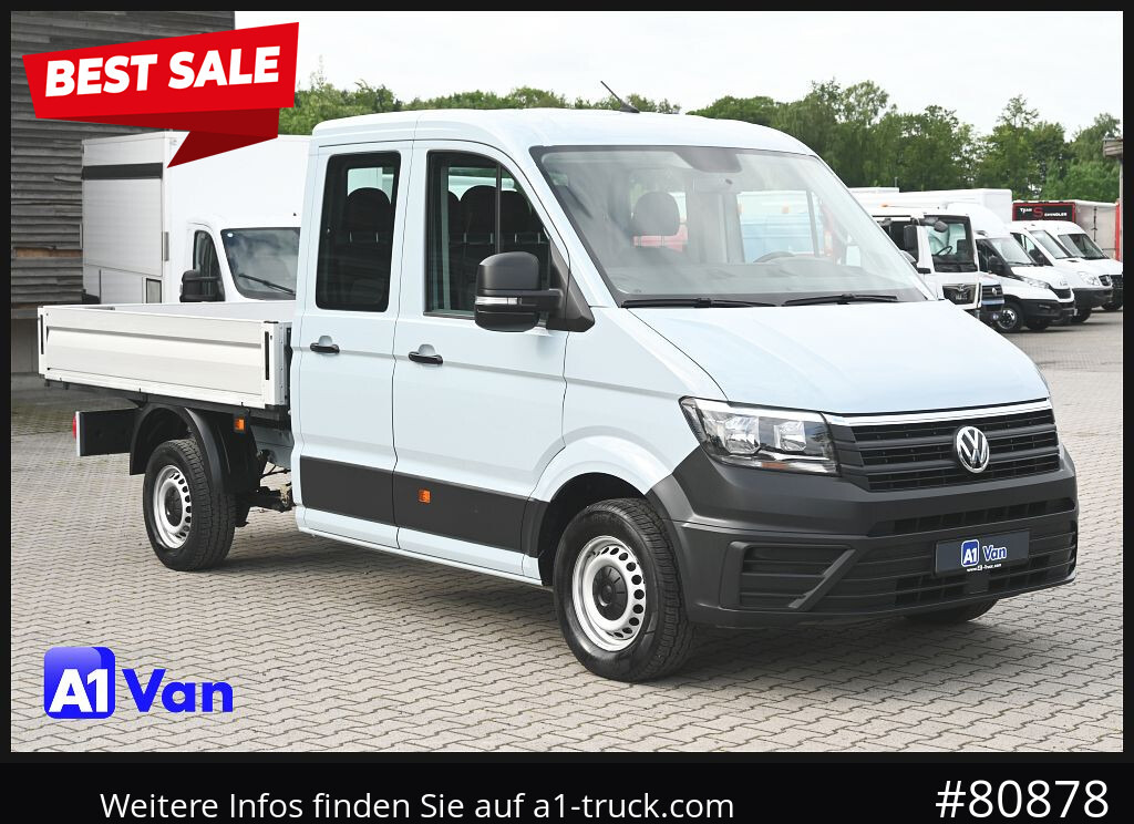 VOLKSWAGEN Crafter 35 Pritsche Doka, AHK, 7-Sitzer, Heckantrieb - Pritsche Transporter, Transporter mit Doppelkabine: das Bild 1 VOLKSWAGEN Crafter 35 Pritsche Doka, AHK, 7-Sitzer, Heckantrieb - Pritsche Transporter, Transporter mit Doppelkabine: das Bild 1