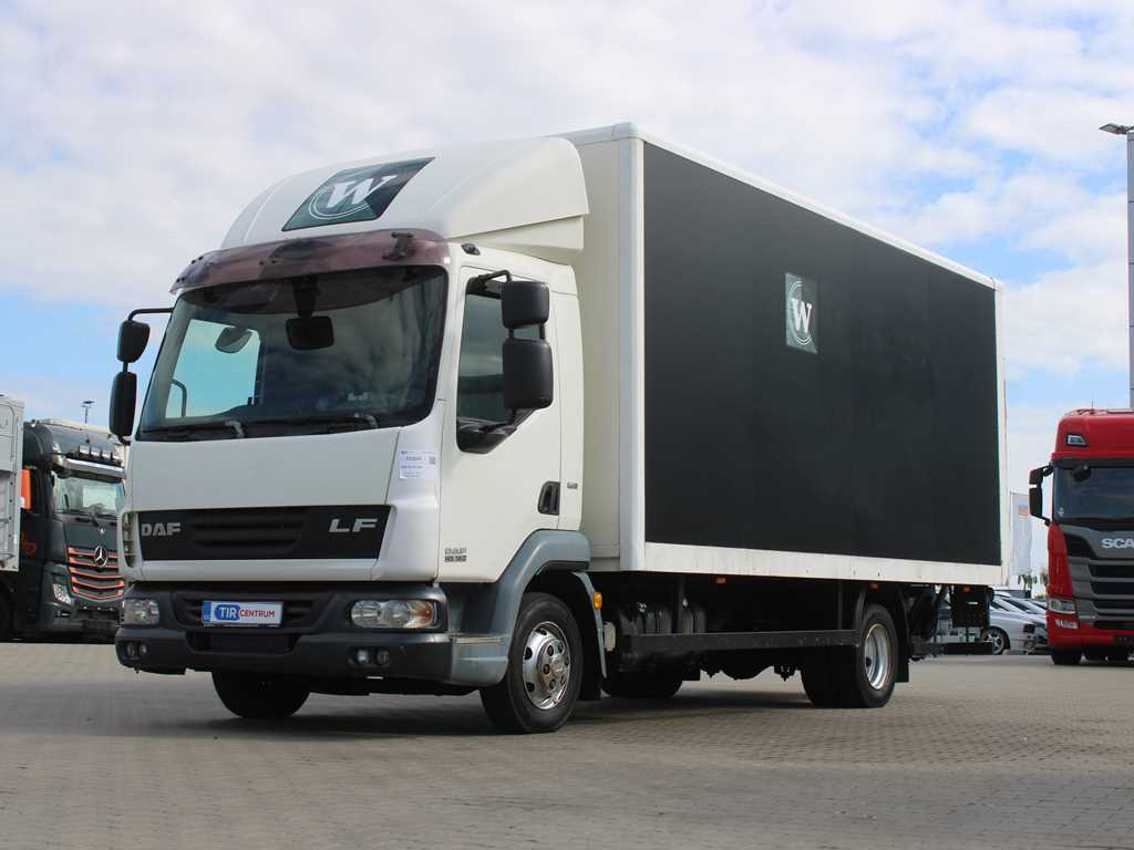 DAF FA 45.160, INDEPENDENT AIR CONDITIONING, HYDRAULIC FRONT - Koffer LKW: das Bild 1 DAF FA 45.160, INDEPENDENT AIR CONDITIONING, HYDRAULIC FRONT - Koffer LKW: das Bild 1