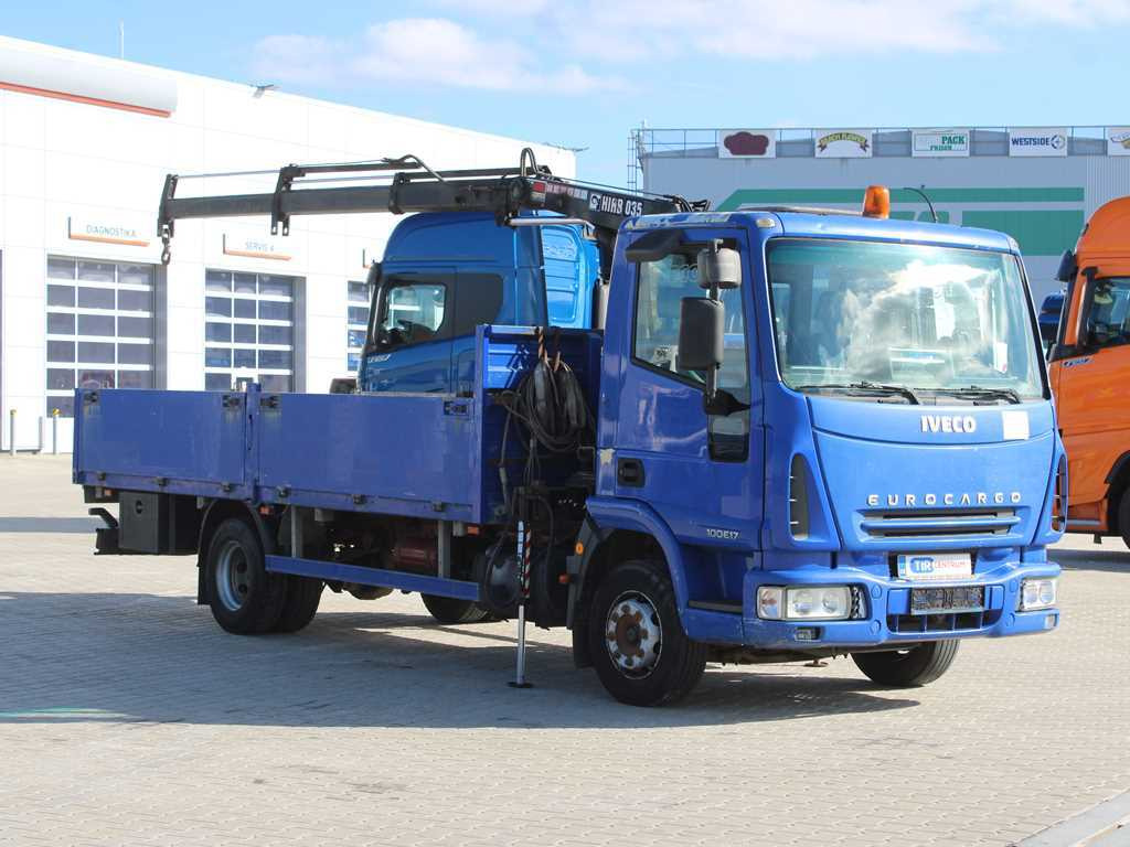 Iveco EUROCARGO 100E17, EURO 3, HYDRAULIC ARM HIAB 035-2 - Pritsche LKW, Autokran: das Bild 3 Iveco EUROCARGO 100E17, EURO 3, HYDRAULIC ARM HIAB 035-2 - Pritsche LKW, Autokran: das Bild 3
