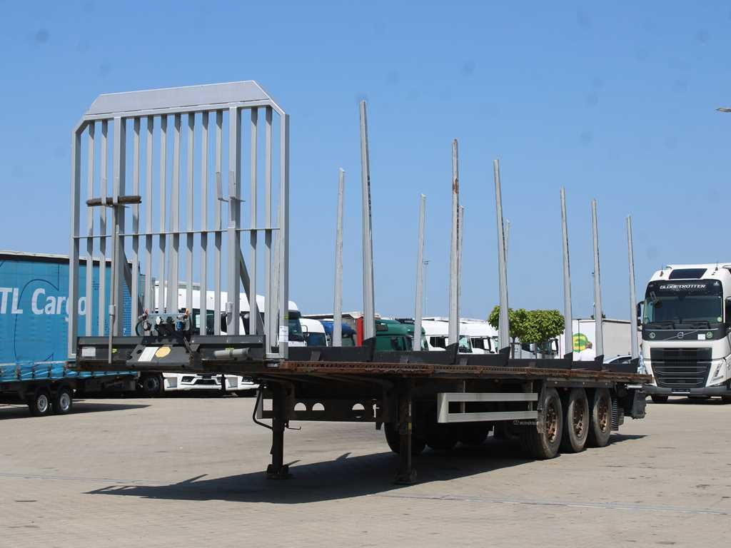 Krone PROFILINER, LIFTING AXLE, SAF - Holzauflieger: das Bild 1 Krone PROFILINER, LIFTING AXLE, SAF - Holzauflieger: das Bild 1
