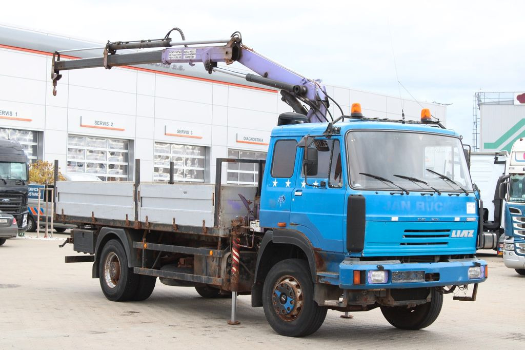LIAZ 18.23,CRANE NJ SR-70 PT,BEACONS - Pritsche LKW, Autokran: das Bild 2 LIAZ 18.23,CRANE NJ SR-70 PT,BEACONS - Pritsche LKW, Autokran: das Bild 2