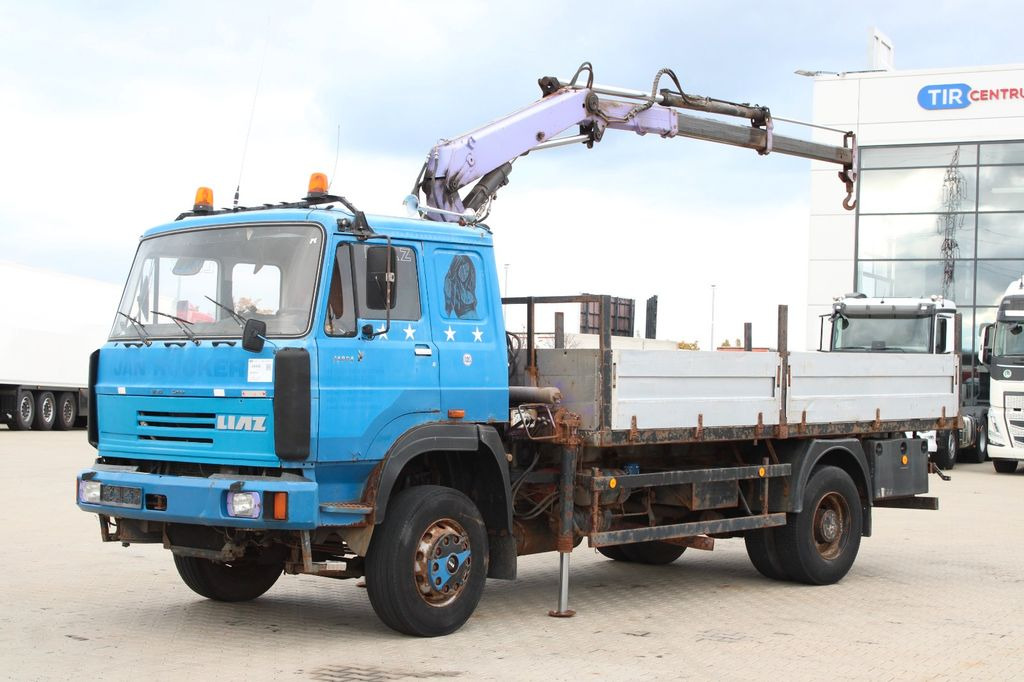 LIAZ 18.23,CRANE NJ SR-70 PT,BEACONS - Pritsche LKW, Autokran: das Bild 1 LIAZ 18.23,CRANE NJ SR-70 PT,BEACONS - Pritsche LKW, Autokran: das Bild 1