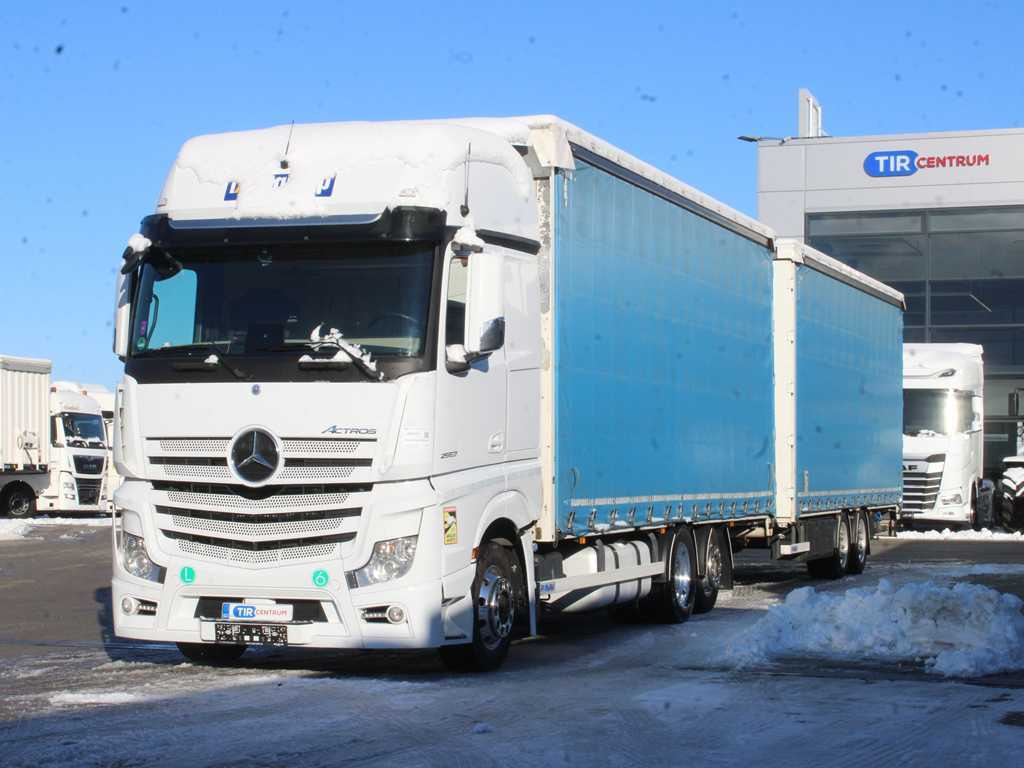 Mercedes-Benz ACTROS 2553, EURO 6, 6X2, AIR SUSPENSION, DRIVE-THROUGH + PANAV - Plane LKW: das Bild 1 Mercedes-Benz ACTROS 2553, EURO 6, 6X2, AIR SUSPENSION, DRIVE-THROUGH + PANAV - Plane LKW: das Bild 1