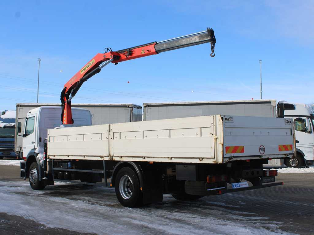 Mercedes-Benz ATEGO 1828, EURO 5, SIDE BOARD, HYDRAULIC ARM PALFINGER PK10000 - Pritsche LKW, Autokran: das Bild 5 Mercedes-Benz ATEGO 1828, EURO 5, SIDE BOARD, HYDRAULIC ARM PALFINGER PK10000 - Pritsche LKW, Autokran: das Bild 5