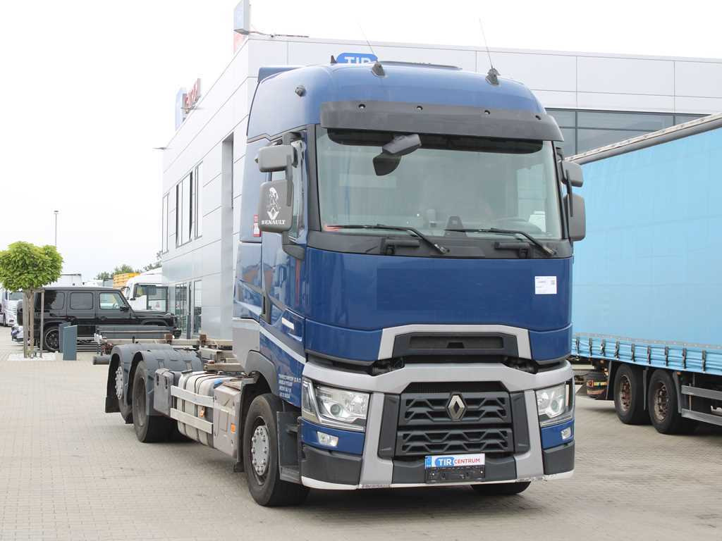 Renault T 480, BDF, EURO 6, AIR SUSPENSION, LIFTING AXLE - Containerwagen/ Wechselfahrgestell LKW: das Bild 3 Renault T 480, BDF, EURO 6, AIR SUSPENSION, LIFTING AXLE - Containerwagen/ Wechselfahrgestell LKW: das Bild 3