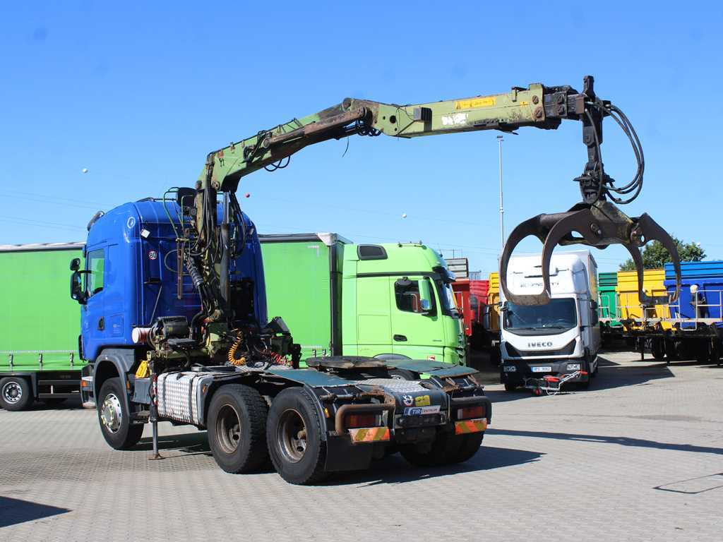 Scania R420, 6x4, EURO 3, HYDRAULIC ARM LOGLIFT F135ZT94A, LIGHTS - Sattelzugmaschine: das Bild 5 Scania R420, 6x4, EURO 3, HYDRAULIC ARM LOGLIFT F135ZT94A, LIGHTS - Sattelzugmaschine: das Bild 5