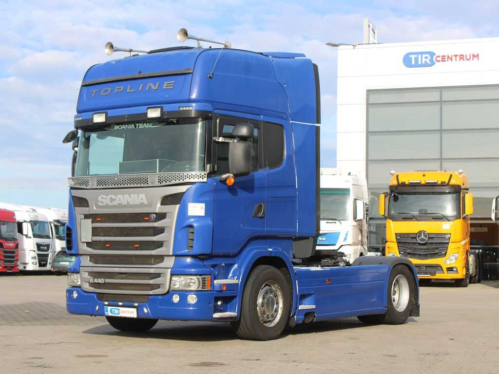 Scania R440, EURO 5, RETARDER, INDEPENDENT AIR CONDITIONING, DUAL-CIRCUIT HYDRAULICS - Sattelzugmaschine: das Bild 1 Scania R440, EURO 5, RETARDER, INDEPENDENT AIR CONDITIONING, DUAL-CIRCUIT HYDRAULICS - Sattelzugmaschine: das Bild 1
