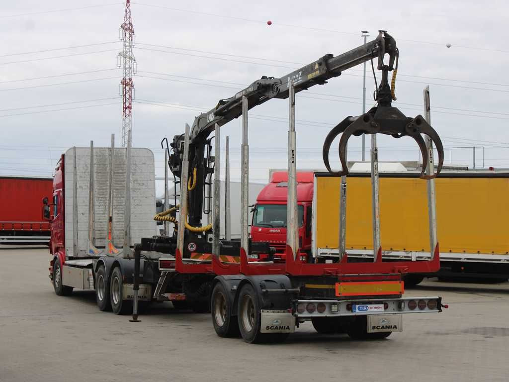 Scania R 480, CRANE LHO L120Z(78), 6X4 - Holztransporter, Autokran: das Bild 4 Scania R 480, CRANE LHO L120Z(78), 6X4 - Holztransporter, Autokran: das Bild 4