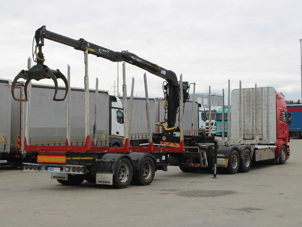 Scania R 480, CRANE LHO L120Z(78), 6X4 - Holztransporter, Autokran: das Bild 3 Scania R 480, CRANE LHO L120Z(78), 6X4 - Holztransporter, Autokran: das Bild 3