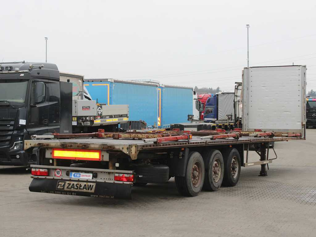ZASŁAW D-651A, LIFTING AXLE - Pritschenauflieger/ Plattformauflieger: das Bild 4 ZASŁAW D-651A, LIFTING AXLE - Pritschenauflieger/ Plattformauflieger: das Bild 4
