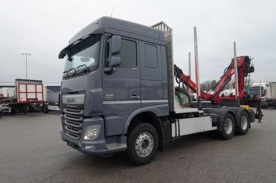 DAF FAT XF 510 mit Penz Ladekran 15Z8.70 inkl. Holzgreifer 6x4 - Holztransporter: das Bild 1 DAF FAT XF 510 mit Penz Ladekran 15Z8.70 inkl. Holzgreifer 6x4 - Holztransporter: das Bild 1