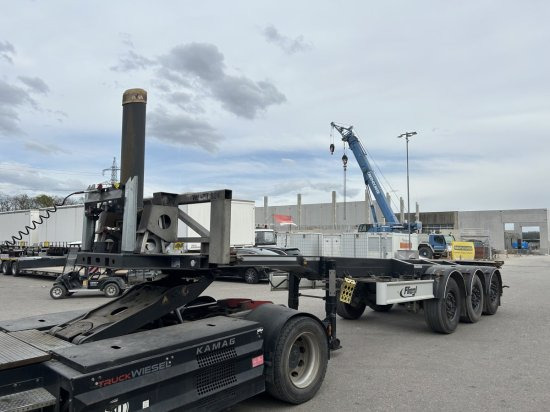 FLIEGL 30 ft Container Kippchassis ,Alufelgen - Container/ Wechselfahrgestell Auflieger: das Bild 1 FLIEGL 30 ft Container Kippchassis ,Alufelgen - Container/ Wechselfahrgestell Auflieger: das Bild 1