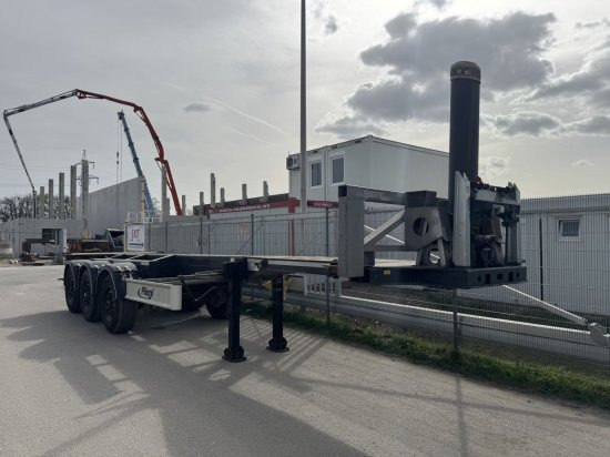 FLIEGL 30 ft Container Kippchassis ,Alufelgen - Container/ Wechselfahrgestell Auflieger: das Bild 3 FLIEGL 30 ft Container Kippchassis ,Alufelgen - Container/ Wechselfahrgestell Auflieger: das Bild 3
