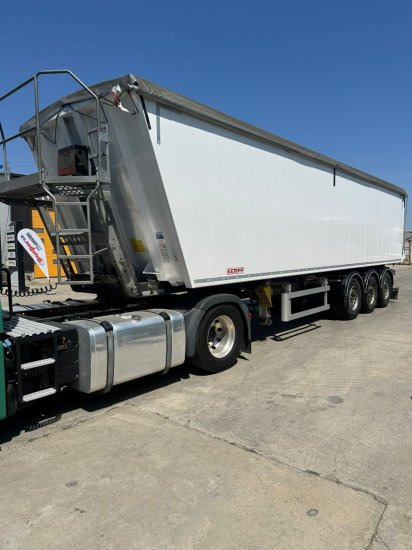 Kempf SKM 39 Alu-Kastenmulde 55m³ Rollplane - Kipper Auflieger: das Bild 1 Kempf SKM 39 Alu-Kastenmulde 55m³ Rollplane - Kipper Auflieger: das Bild 1