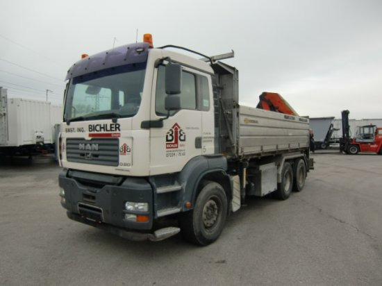MAN TGA 33.430 6x4 Kipper, Manuel, E4 Palfinger Blatt-Blatt - Kipper: das Bild 1 MAN TGA 33.430 6x4 Kipper, Manuel, E4 Palfinger Blatt-Blatt - Kipper: das Bild 1