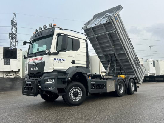 MAN TGS 28.480 6x4x4 , Meiller, Winterdienstausrüstung, Achslift, Lenkachse - Kipper: das Bild 1 MAN TGS 28.480 6x4x4 , Meiller, Winterdienstausrüstung, Achslift, Lenkachse - Kipper: das Bild 1